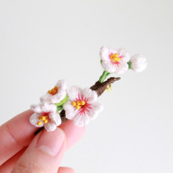 【ブローチ】桜～sakura～ 2枚目の画像
