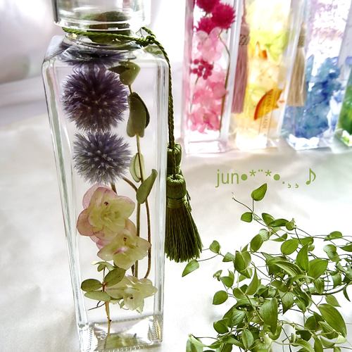 ゜.+:。ハーバリウム.+:。 ◇ハーバリウム 199 美しい白バラ*.:。✿*゜