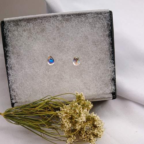 りあ◆アンデシンラブラドライトピアス✧14kgf 6月誕生石》アンデシンラブラドライト 14kgfスターピアス/イヤリング