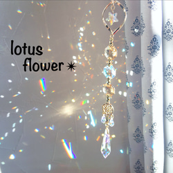 月と星の雫.*☆スワロフスキー サンキャッチャー✴︎ムーン スター