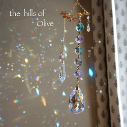 kumaさん2点お纏めページ♡スワロフスキーサンキャッチャー Olive〜木漏れ日✴︎2連 サンキャッチャー✴︎ALL SWAROVSKY