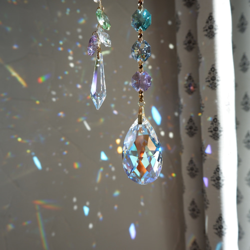 aki5点お纏めページ✩.*˚SWAROVSKI ✩.*˚サンキャッチャー ☆aki☆様①ハンドメイドスワロフスキーサンキャッチャー