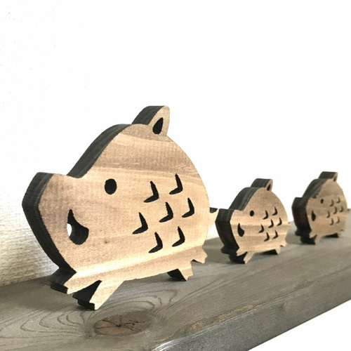 イノシシとシーサー