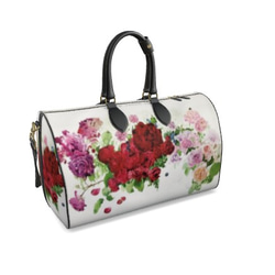 [定制] 真皮花園玫瑰行李袋 S 號 第2張的照片