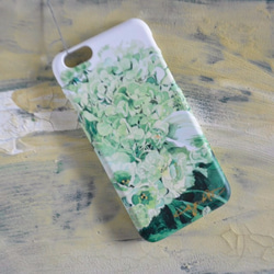 セール！Green bouquet ツヤなしマットコート　即表面スマホケースiphone6専用 2枚目の画像