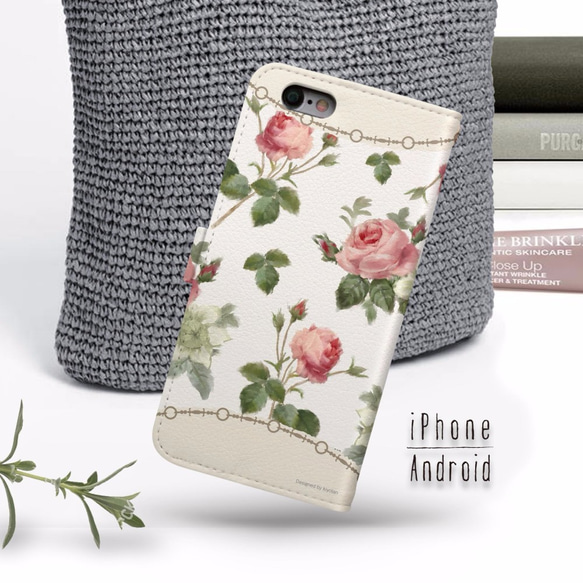 ☆お名入れスマホケース☆ iPhone/Android対応【手帳型】 2枚目の画像