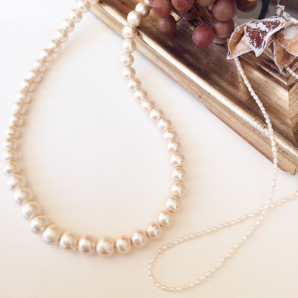 4way pearl necklace 1枚目の画像