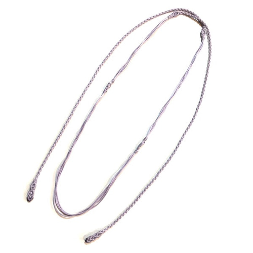 あーちゃ商店ページ⌘ ヘンプ紐マクラメ編みネックレス あーちゃ