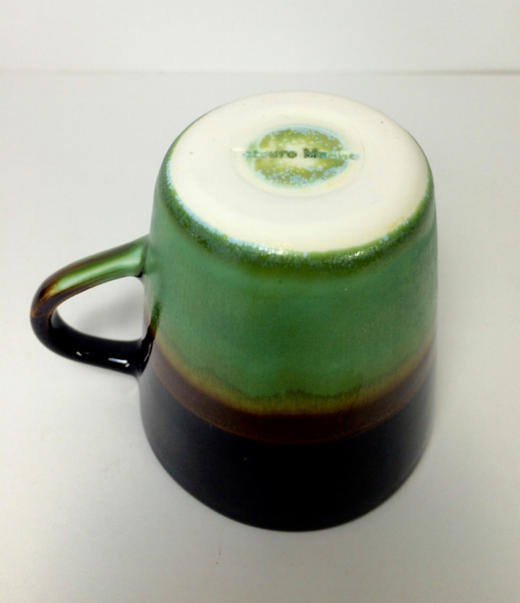 Meoto cup/S ''Mug''(Kuro tenmoku-bronze) 4枚目の画像