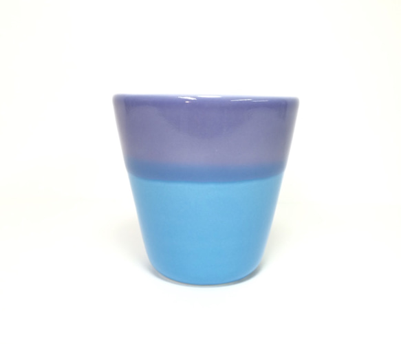 Meoto cup / small (Purple/turquoise) 1枚目の画像