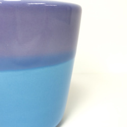 Meoto cup / small (Purple/turquoise) 2枚目の画像