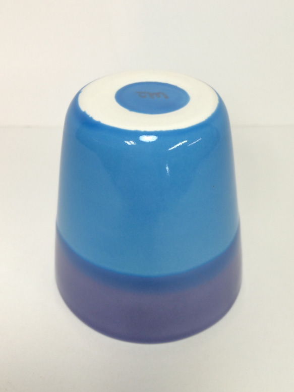 Meoto cup / small (Purple/turquoise) 4枚目の画像