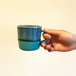 Mug cup M / Turkey prussian blue×blue 4枚目の画像