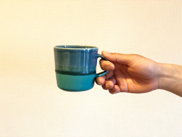 Mug cup M / Turkey prussian blue×blue 4枚目の画像