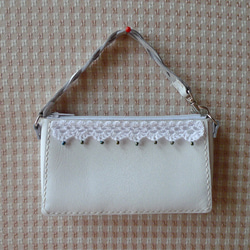 mini purse *white* 1枚目の画像