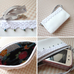 mini purse *white* 2枚目の画像