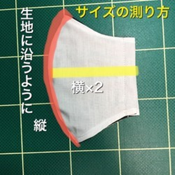 生地色々　好きな紋を入れた立体マスク　祭自粛中でも祭気分【受注製作＆送料無料】 6枚目の画像