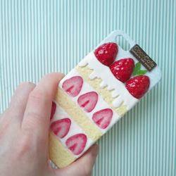 イチゴショートケーキ　iPhone5/5sケース 4枚目の画像