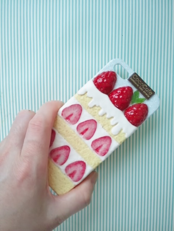 イチゴショートケーキ　iPhone5/5sケース 4枚目の画像