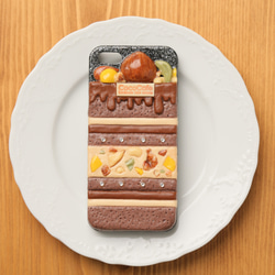 チョコナッツケーキ　iPhone5/5sケース 1枚目の画像