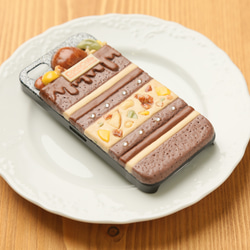 チョコナッツケーキ　iPhone5/5sケース 2枚目の画像