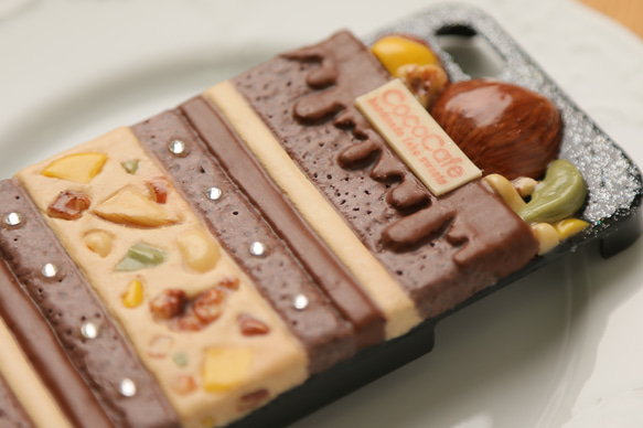 チョコナッツケーキ　iPhone5/5sケース 4枚目の画像