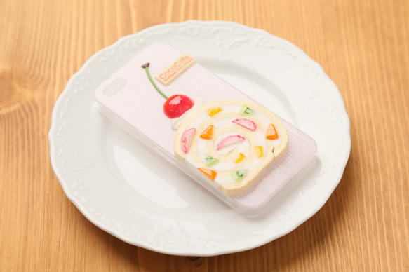 フルーツロールケーキ　iPhone5/5sケース 2枚目の画像