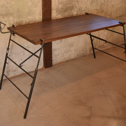 [ハイ＆ローテーブル] 分解式のアイアン テーブル 　　　アイアン家具　　 2枚目の画像