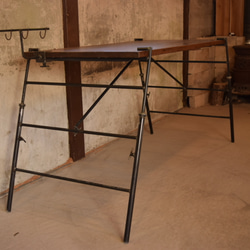 [ハイ＆ローテーブル] 分解式のアイアン テーブル 　　　アイアン家具　　 3枚目の画像