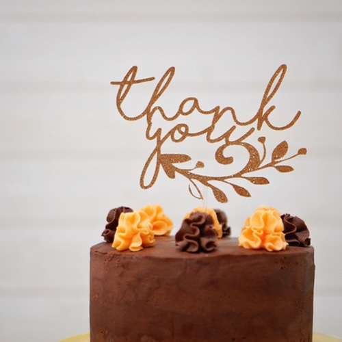 Thank You ありがとう ケーキトッパー その他素材 &paper