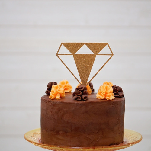 ケーキ トッパー Diamond