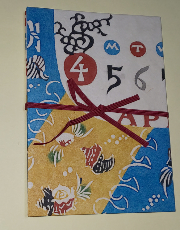 和紙表紙の折本 2枚目の画像