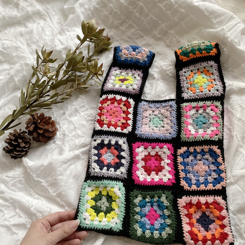 キイロ様♡専用　グラニーバッグ　ハンドメイド　オーダーページ キイロ様専用 グラニーバッグ ハンドメイド オーダーページ