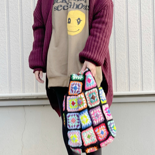 マチあり】グラニースクエアBag ハンドバッグ MJ STUDIO 通販