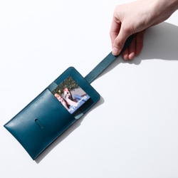 イタリア製リスシオ　レザー　カードケース　名刺入れ　パスケース　PullStab 4枚目の画像