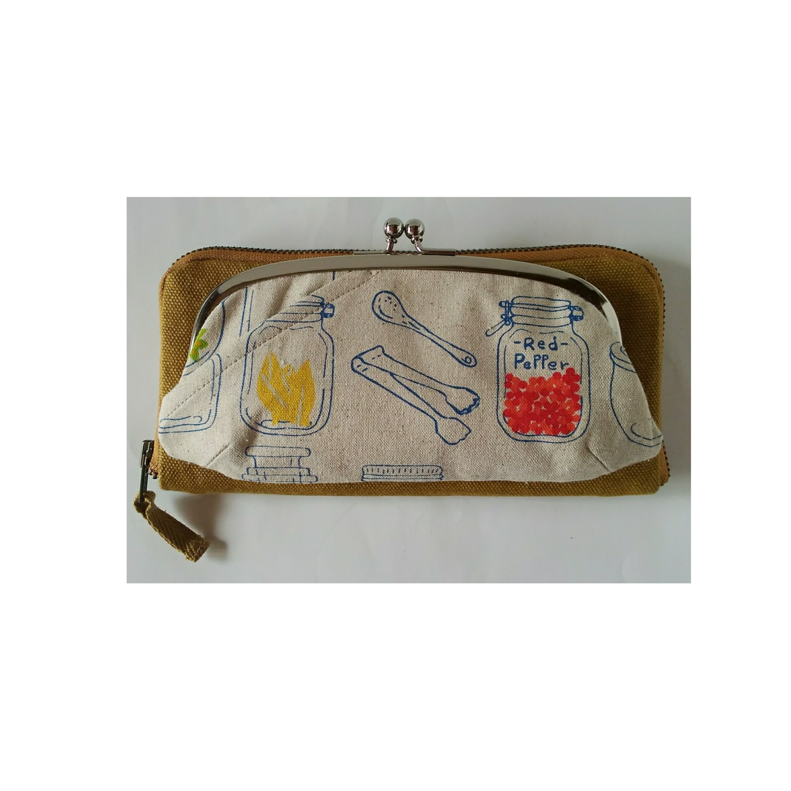 がま口付き長財布　スパイス