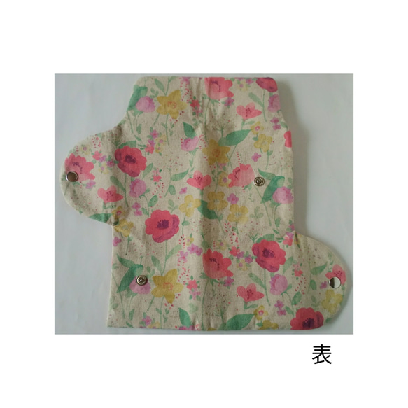 大人のふでばこ　水彩画の花(ピンク)【ペンケース】 2枚目の画像