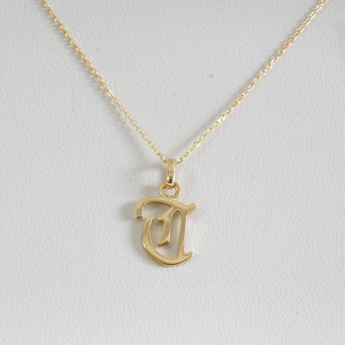 K18 ゴールド ペンダントトップ ネックレストップ　イニシャルT K18イエローゴールド ペンダント イニシャルT | 高品質 金・プラチナ