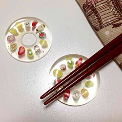 本田あつみ・初期フルーツシリーズ・イチゴ箸置き・レア 本田あつみ・初期フルーツシリーズ・イチゴ箸置き・レア