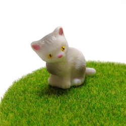 芝生コースター【ネコ】 3枚目の画像
