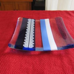 玻璃方板“Blue stripe  -  Race B”售完 第3張的照片