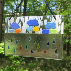 玻璃裝飾板“下雨天” 第2張的照片