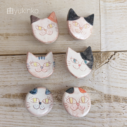 レジン ヘアゴム ♡ 猫 ネコ ねこ ♡ No. 1239 ワンコイン ✨️ 一 番