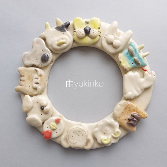 12年毎年使える！干支リース リース ゆきんこ 通販 13018968｜Creema