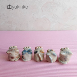 【SOLD】おすわりちびにゃんこ 4枚目の画像