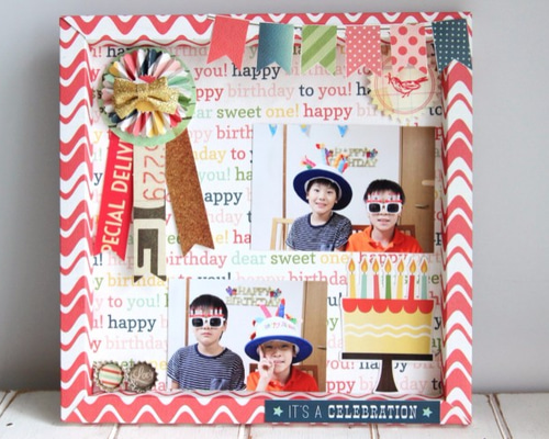 シェル フォトフレーム♡スクラップブッキング bad7f26e84e3c97e060828353d25e7