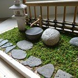 紙粘土で作るミニチュア 1/12 和風庭園 20190504 4枚目の画像