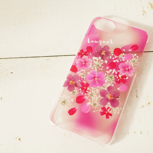 押し花 ケース オーダー iPhone・Android 押し花 オーダー iPhone・Android ケース