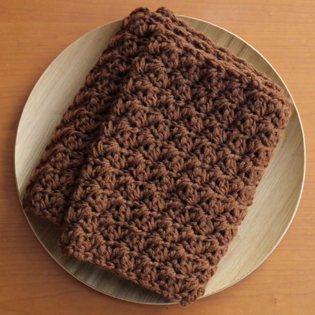 ≪≪Creema限定≫≫△▲再販×6▲△ざっくり編みの、ほっこりスヌード　2（13※受注生産）