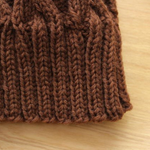 anyFAM チョコレート柄ニット帽 Mサイズ DAKS（ダックス） ニット メンズニット帽 メンズ チェック サーミック